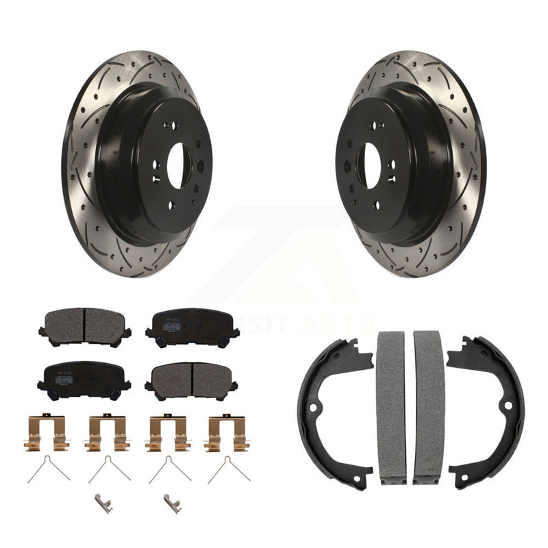 Transit Auto KDF-101557 Disc Brake Kit for 2014-2016 Acura MDX - Rear