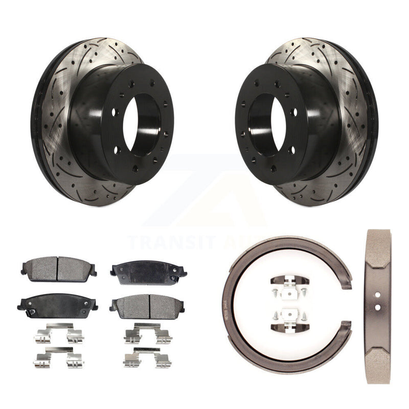 Transit Auto KDF-101567 Disc Brake Kit for 2011 Chevrolet Silverado 1500 - Rear