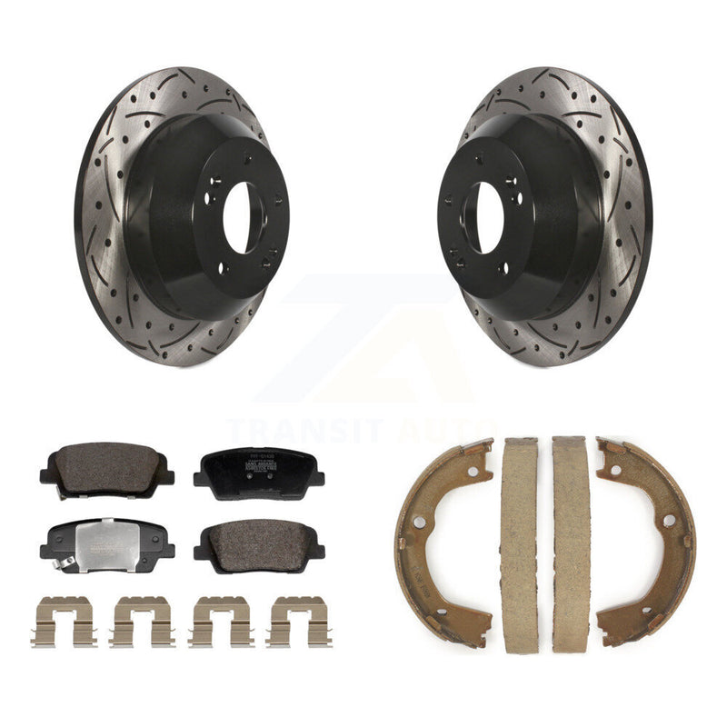Transit Auto KDF-101568 Disc Brake Kit for 2010-2013 Kia Sorento, Hyundai Santa Fe - Rear