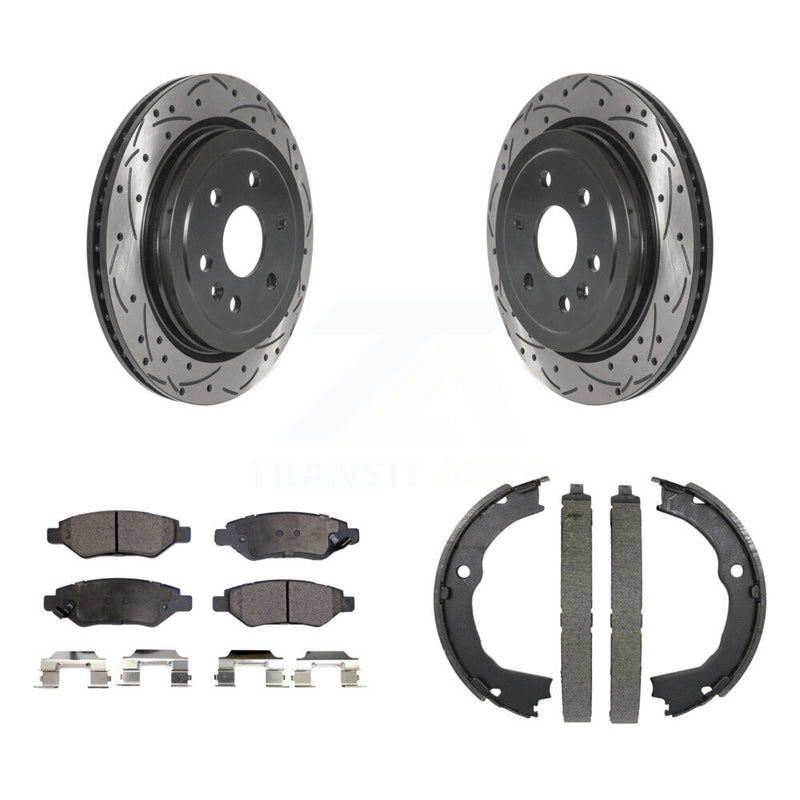 Transit Auto KDF-101569 Disc Brake Kit for 2010-2016 Cadillac SRX - Rear