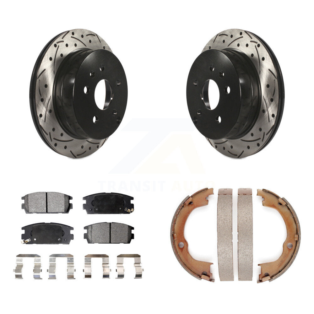 Transit Auto KDF-101570 Disc Brake Kit for 2010-2017 Chevrolet Equinox, GMC Terrain - Rear