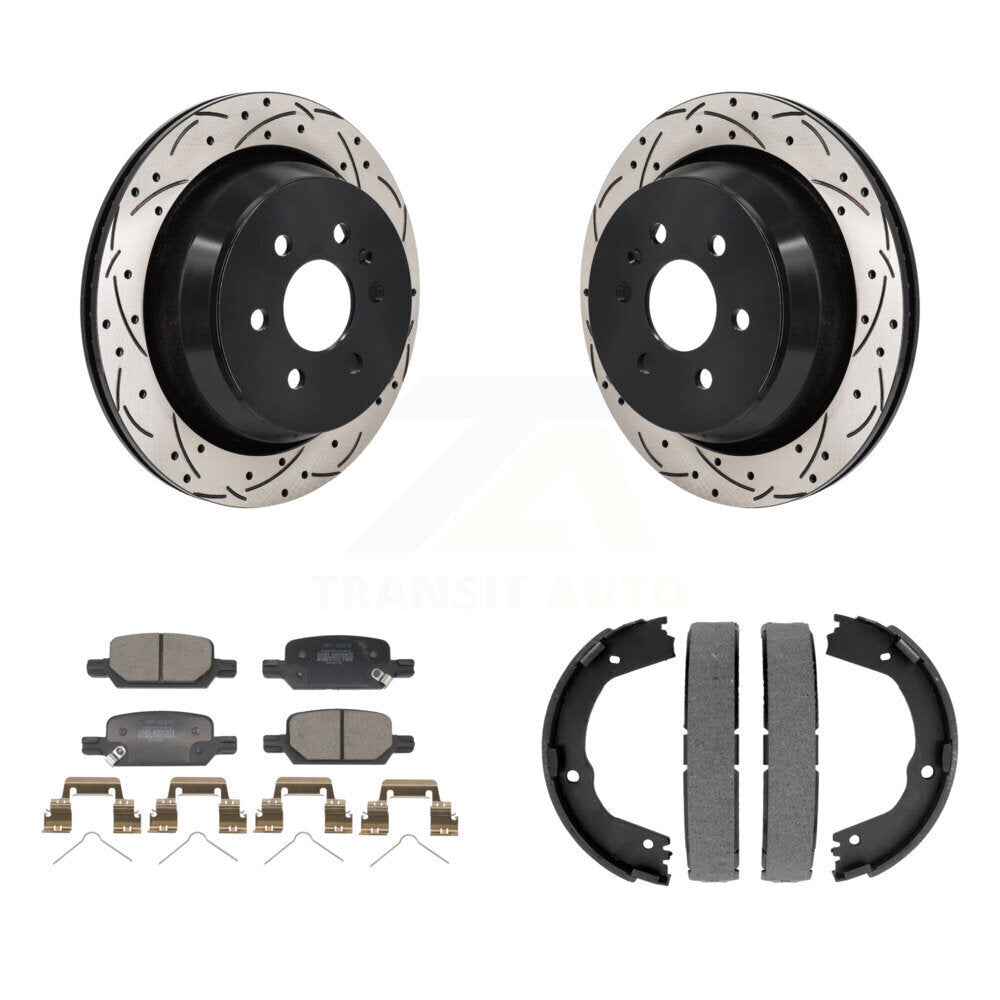 Transit Auto KDF-101574 Disc Brake Kit for 2021-2022 Chevrolet Colorado, GMC Canyon - Rear