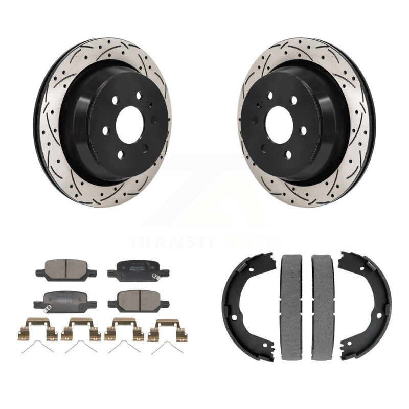 Transit Auto KDF-101574 Disc Brake Kit for 2021-2022 Chevrolet Colorado, GMC Canyon - Rear