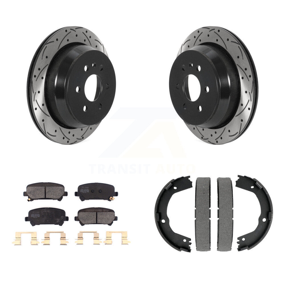 Transit Auto KDF-101576 Disc Brake Kit for 2015-2020 Chevrolet Colorado, GMC Canyon - Rear