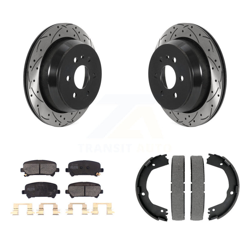 Transit Auto KDF-101576 Disc Brake Kit for 2015-2020 Chevrolet Colorado, GMC Canyon - Rear