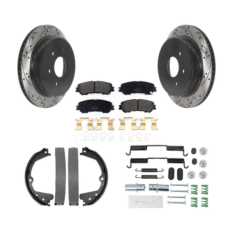 Transit Auto KDF-101577 Disc Brake Kit for 2017-2023 Nissan TITAN - Rear