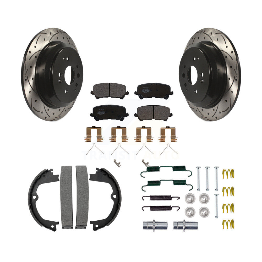 Transit Auto KDF-101579 Disc Brake Kit for 2014-2016 Acura MDX - Rear