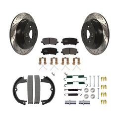 Transit Auto KDF-101579 Disc Brake Kit for 2014-2016 Acura MDX - Rear