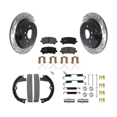 Transit Auto KDF-101580 Disc Brake Kit for 2016-2024 Honda Passport, Honda Ridgeline, Honda Pilot - Rear