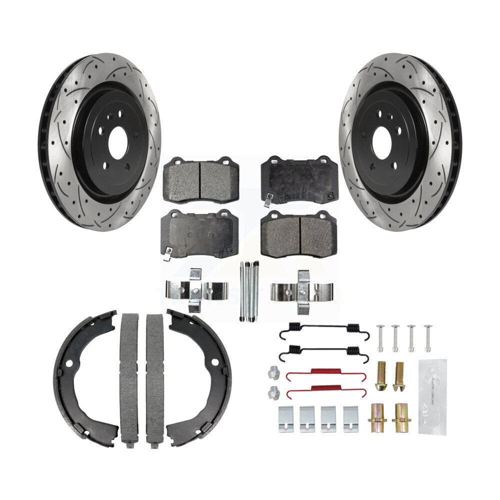 Transit Auto KDF-101582 Disc Brake Kit for 2009-2015 Cadillac CTS, Chevrolet Camaro - Rear