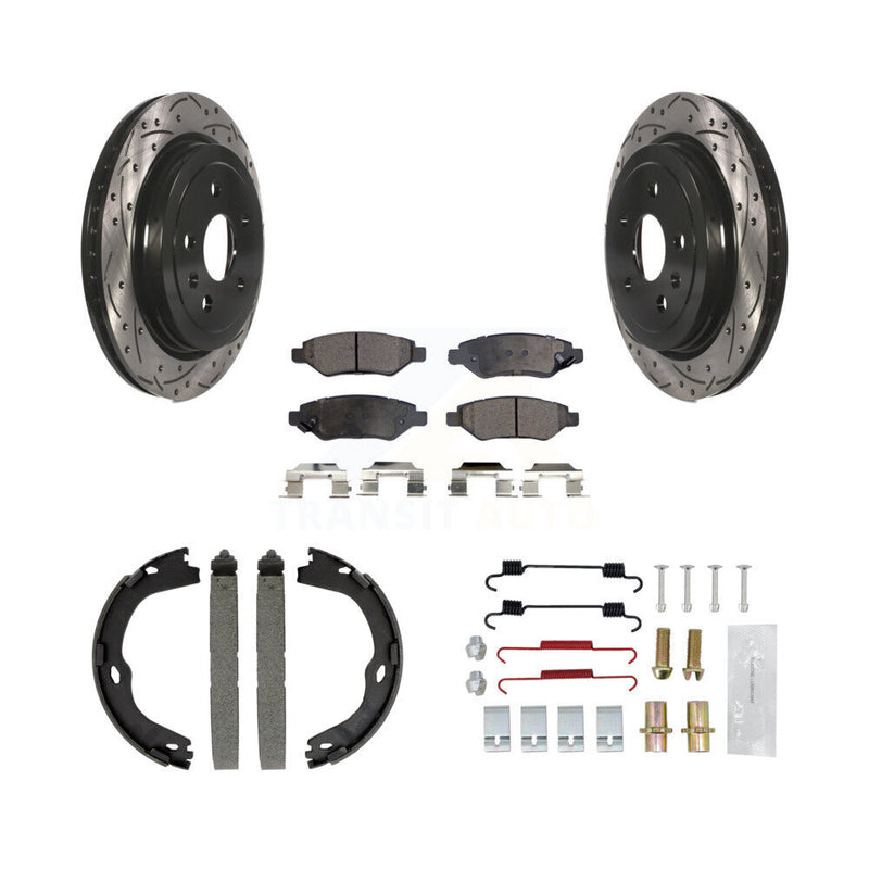 Transit Auto KDF-101583 Disc Brake Kit for 2014 Cadillac CTS - Rear