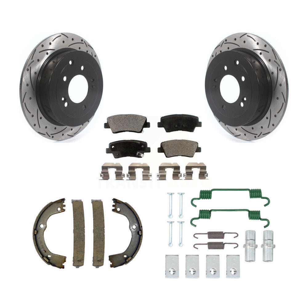 Transit Auto KDF-101585 Disc Brake Kit for 2016-2022 Hyundai Tucson, Kia Sportage - Rear