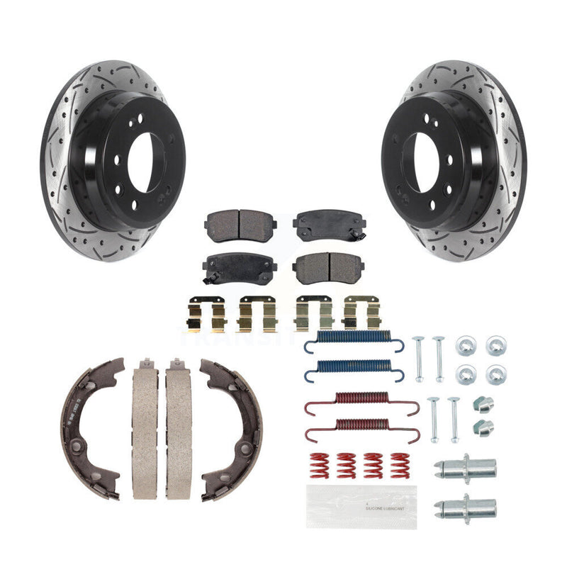 Transit Auto KDF-101588 Disc Brake Kit for 2010-2015 Hyundai Tucson - Rear