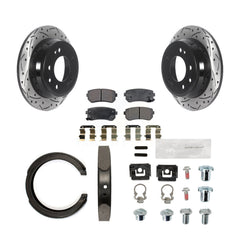 Transit Auto KDF-101589 Disc Brake Kit for 2011-2016 Kia Sportage - Rear