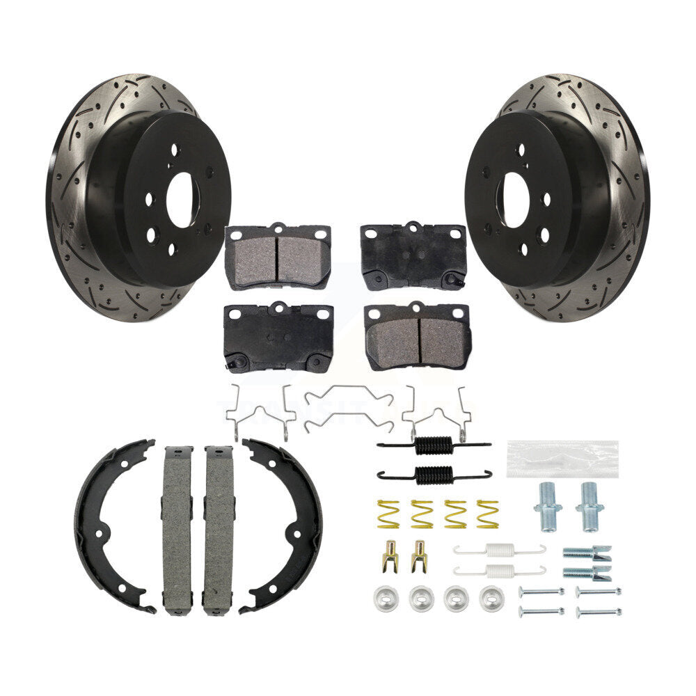 Transit Auto KDF-101590 Disc Brake Kit for 2006-2013 Lexus IS250 - Rear