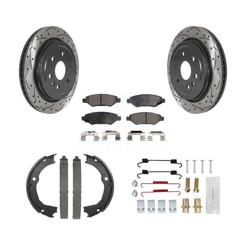 Transit Auto KDF-101592 Disc Brake Kit for 2010-2016 Cadillac SRX - Rear