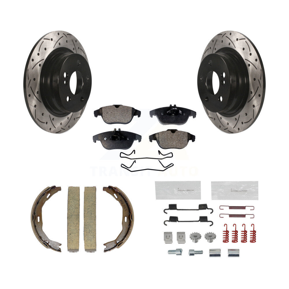 Transit Auto KDF-101595 Disc Brake Kit for 2008-2015 Mercedes-Benz C250, Mercedes-Benz C300 - Rear