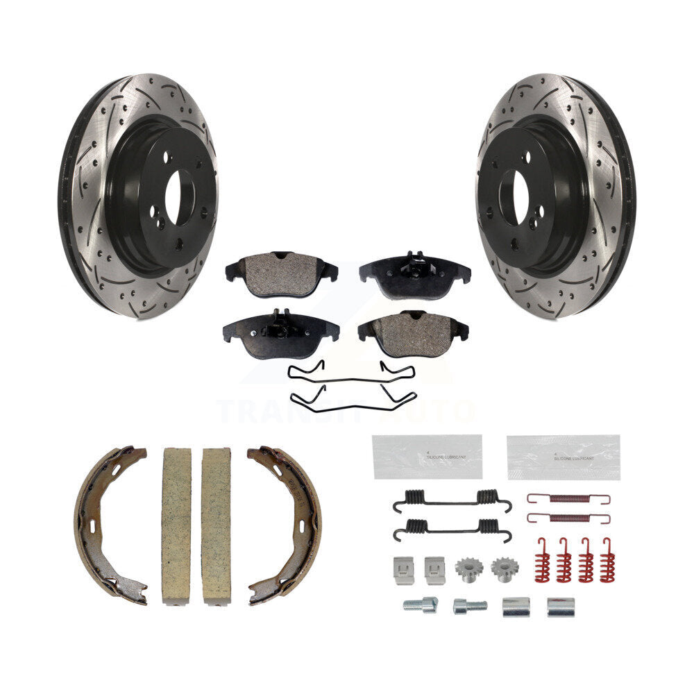 Transit Auto KDF-101596 Disc Brake Kit for 2008-2016 Mercedes-Benz C300, Mercedes-Benz E550 and More - Rear
