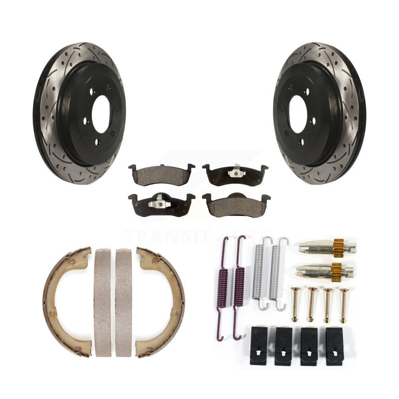 Transit Auto KDF-101601 Disc Brake Kit for 2007-2017 Ford Expedition, Lincoln Navigator - Rear
