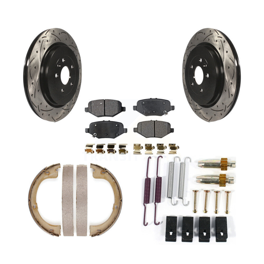 Transit Auto KDF-101603 Disc Brake Kit for 2013 Lincoln MKT - Rear