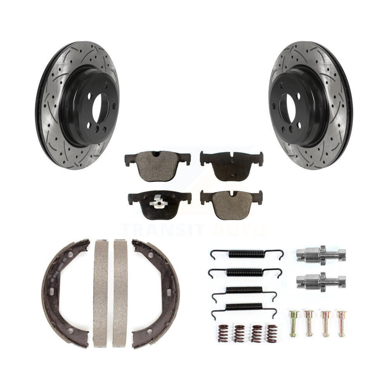 Transit Auto KDF-101610 Disc Brake Kit for 2012-2020 BMW 440i Gran Coupe, BMW 440i xDrive and More - Rear