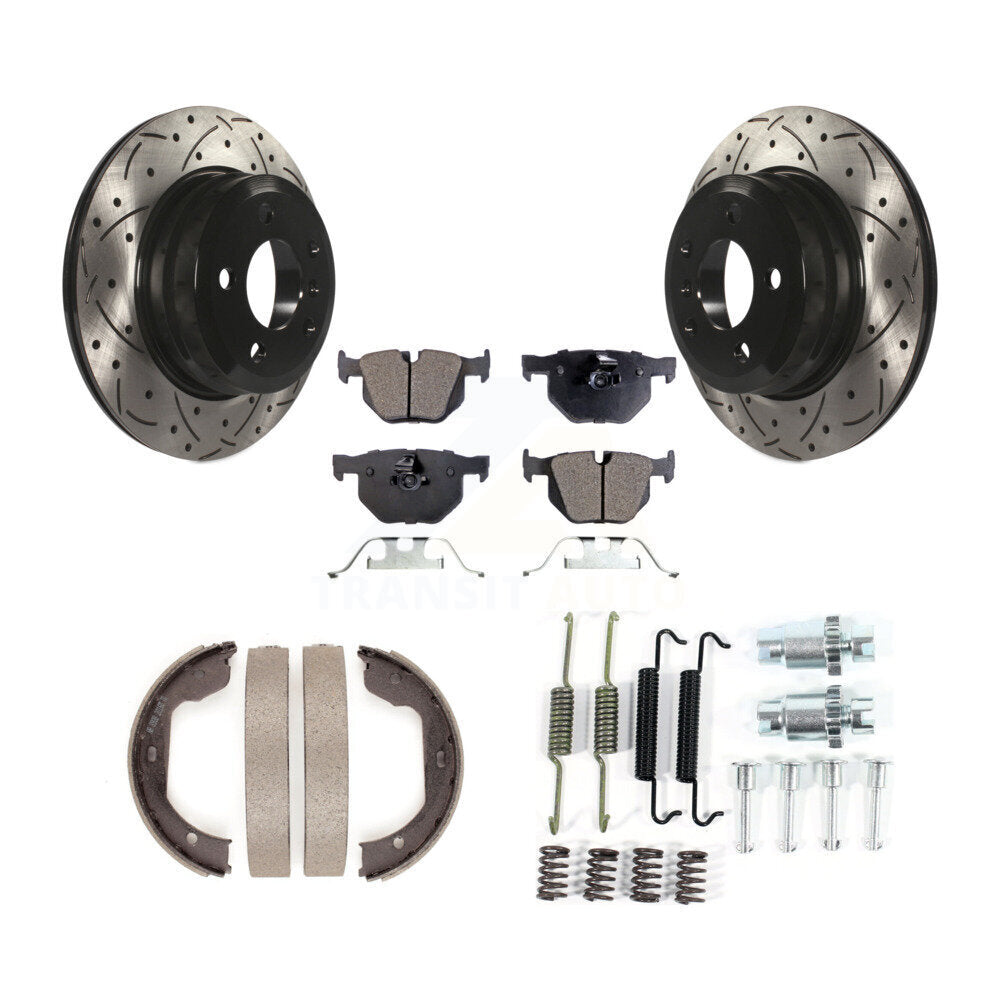 Transit Auto KDF-101619 Disc Brake Kit for 2007-2019 BMW X5, BMW X6 - Rear