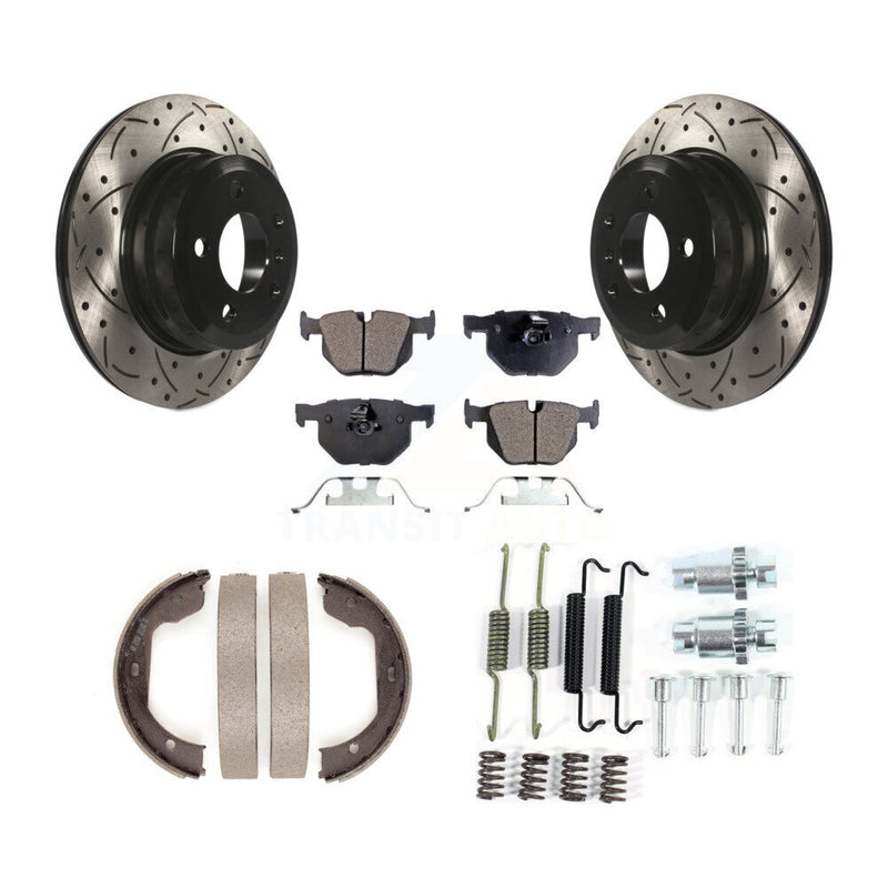 Transit Auto KDF-101619 Disc Brake Kit for 2007-2019 BMW X5, BMW X6 - Rear