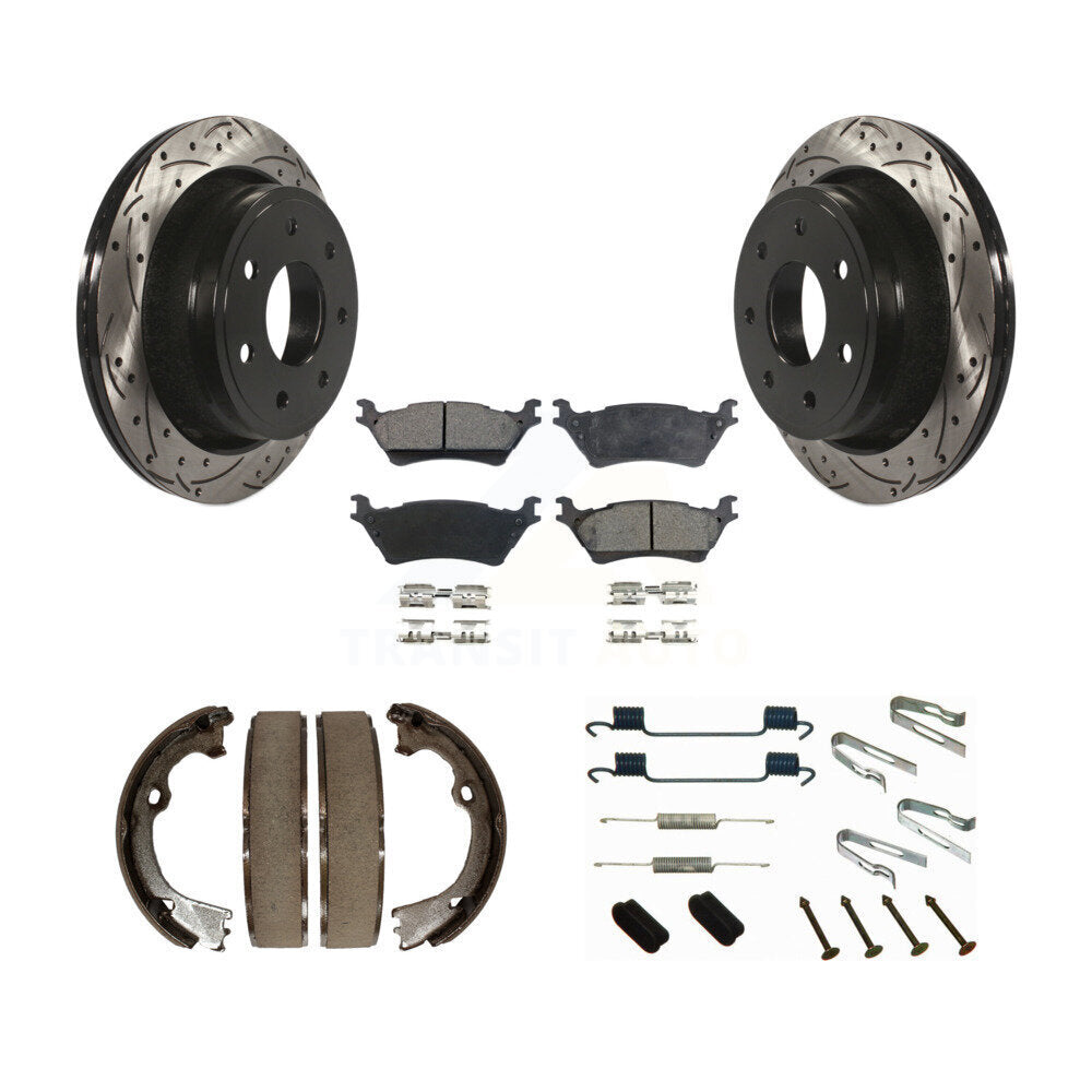 Transit Auto KDF-101621 Disc Brake Kit for 2012 Ford F-150 - Rear