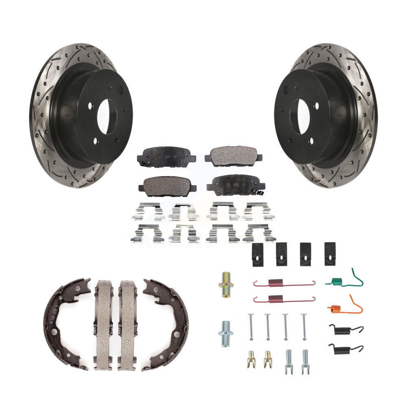 Transit Auto KDF-101632 Disc Brake Kit for 2007-2019 Nissan Juke, Nissan Sentra - Rear