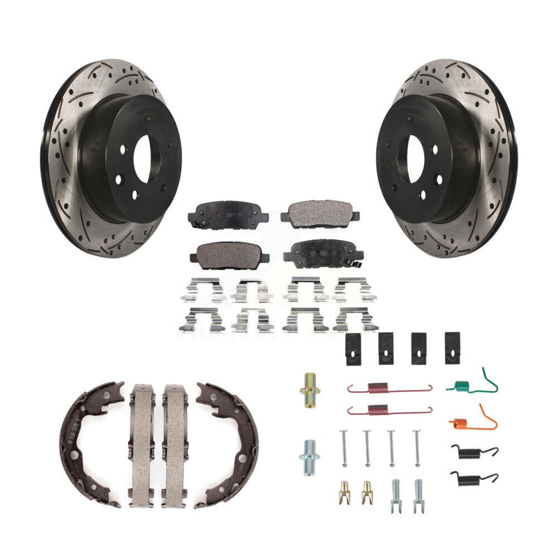 Transit Auto KDF-101633 Disc Brake Kit for 2008-2022 Nissan LEAF, Nissan Juke and More - Rear