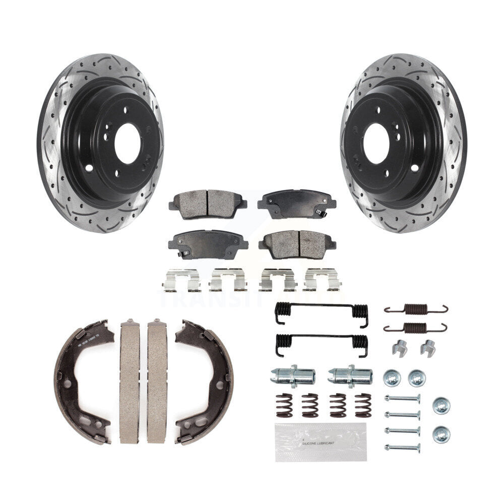 Transit Auto KDF-101637 Disc Brake Kit for 2010-2014 Hyundai Genesis - Rear