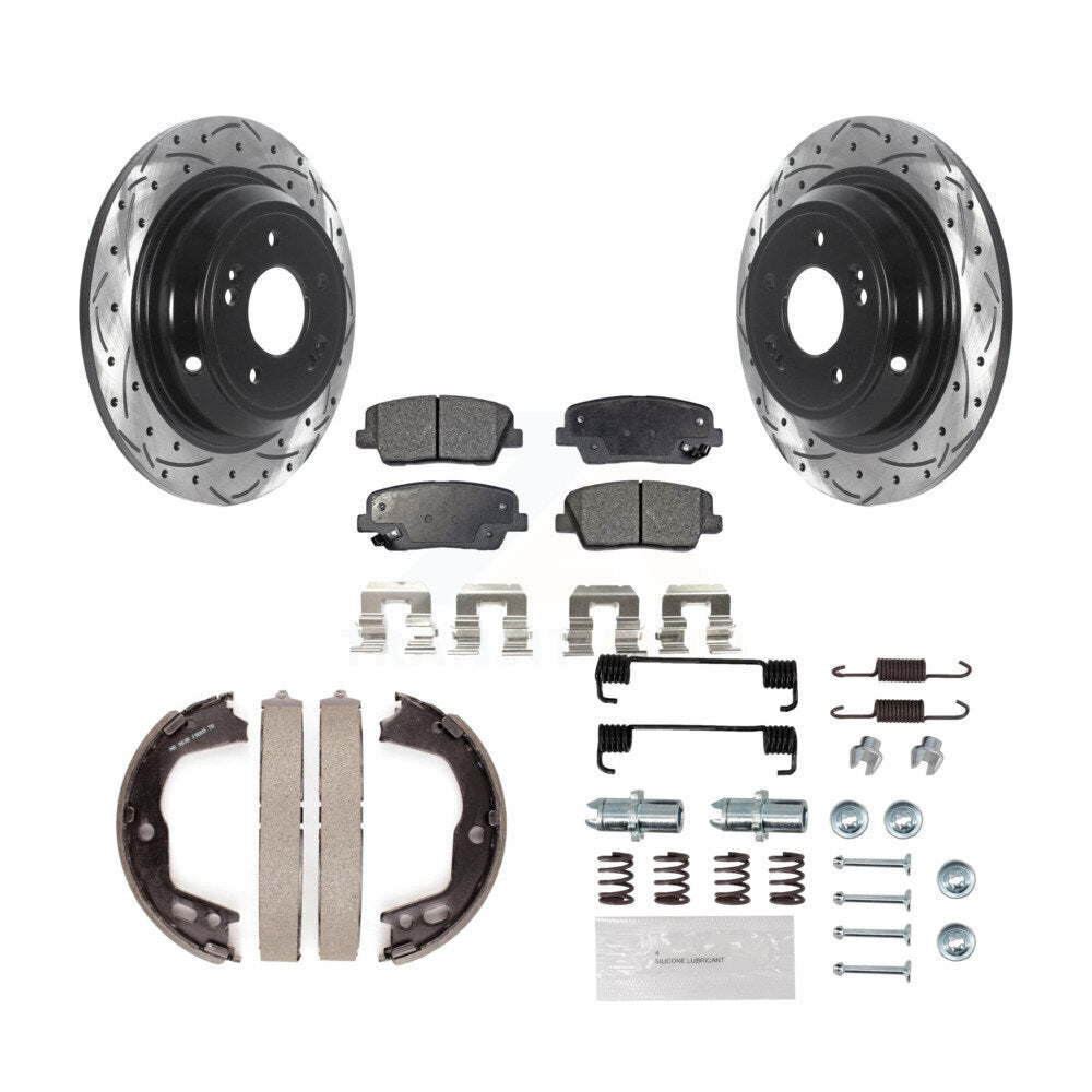Transit Auto KDF-101640 Disc Brake Kit for 2009-2010 Hyundai Genesis - Rear