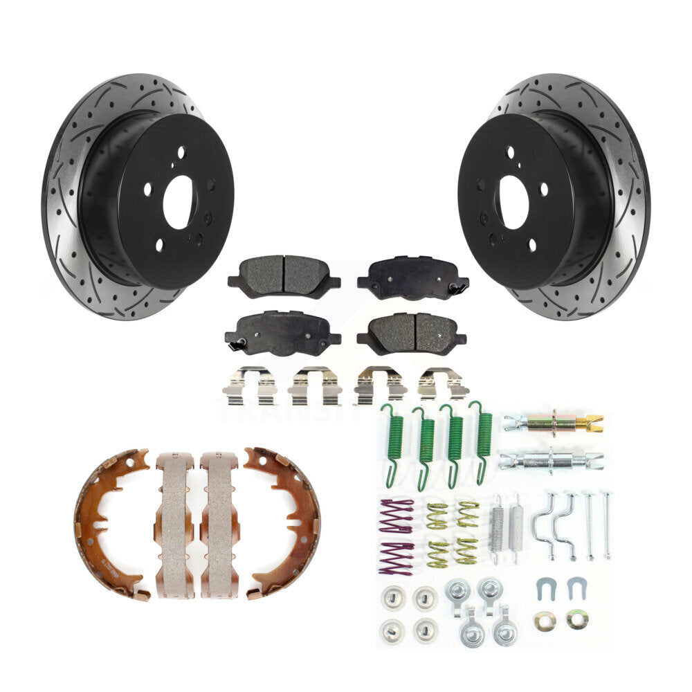 Transit Auto KDF-101641 Disc Brake Kit for 2009-2016 Toyota Venza - Rear