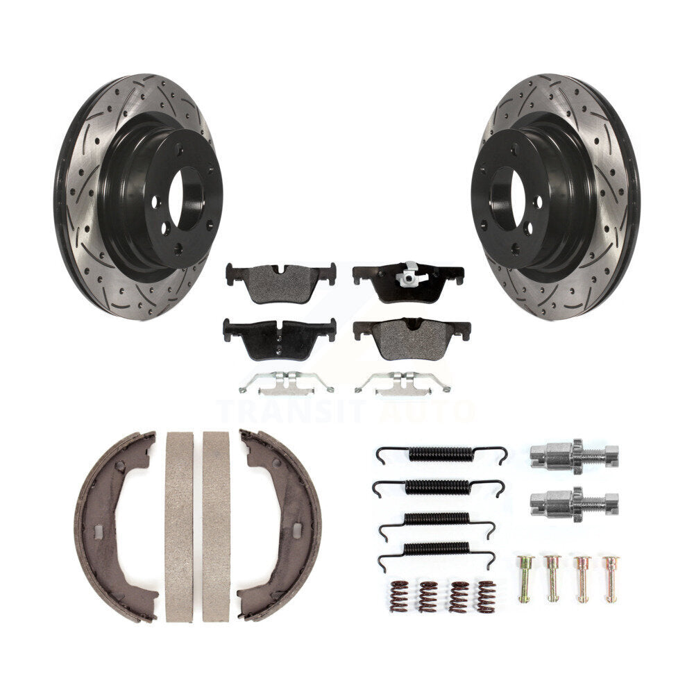 Transit Auto KDF-101642 Disc Brake Kit for 2015 BMW 328i - Rear