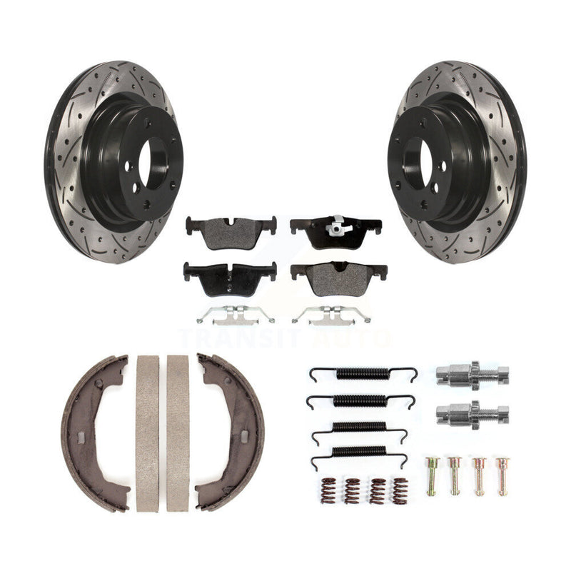 Transit Auto KDF-101642 Disc Brake Kit for 2015 BMW 328i - Rear