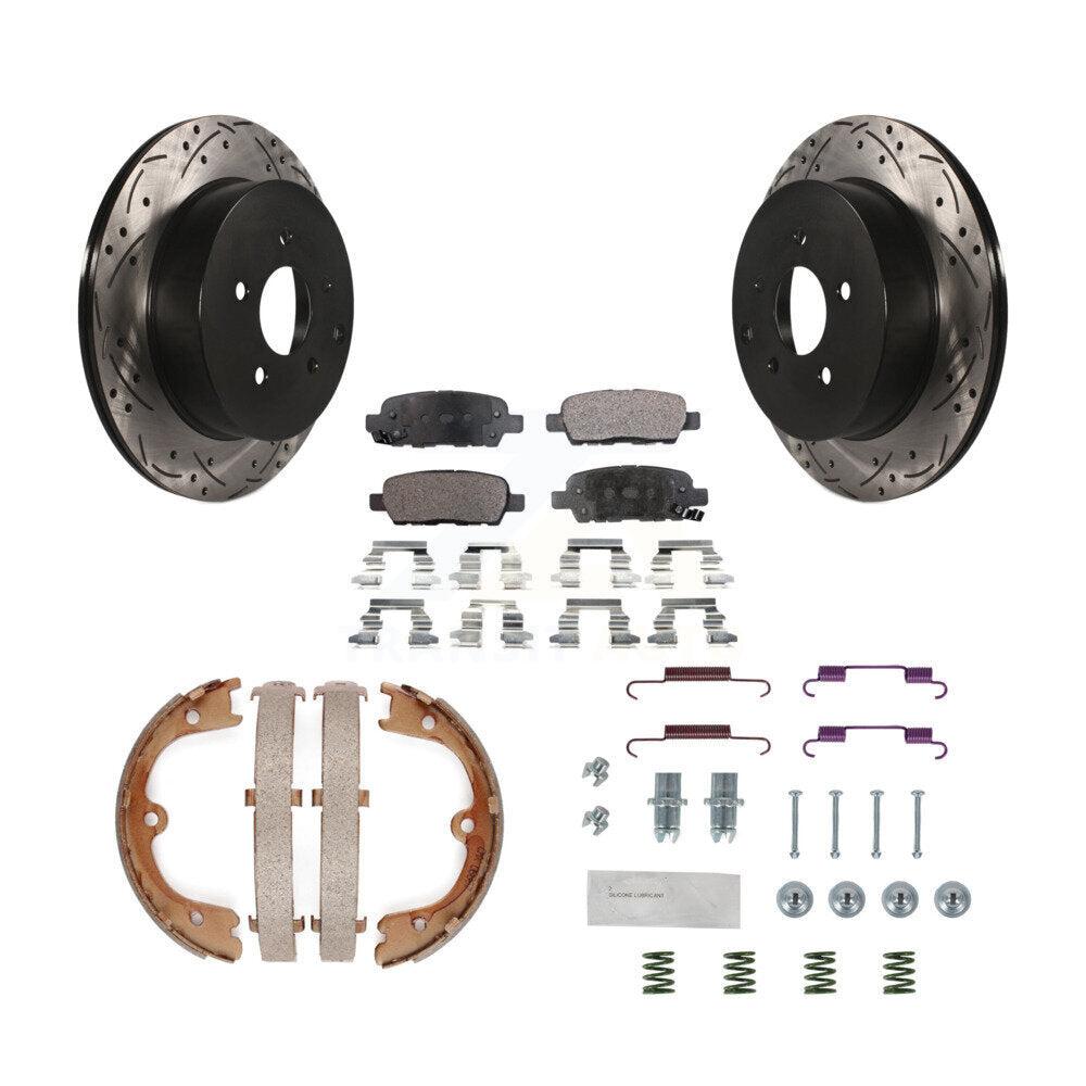 Transit Auto KDF-101643 Disc Brake Kit for 2004-2008 INFINITI FX35, INFINITI FX45, Nissan Quest - Rear