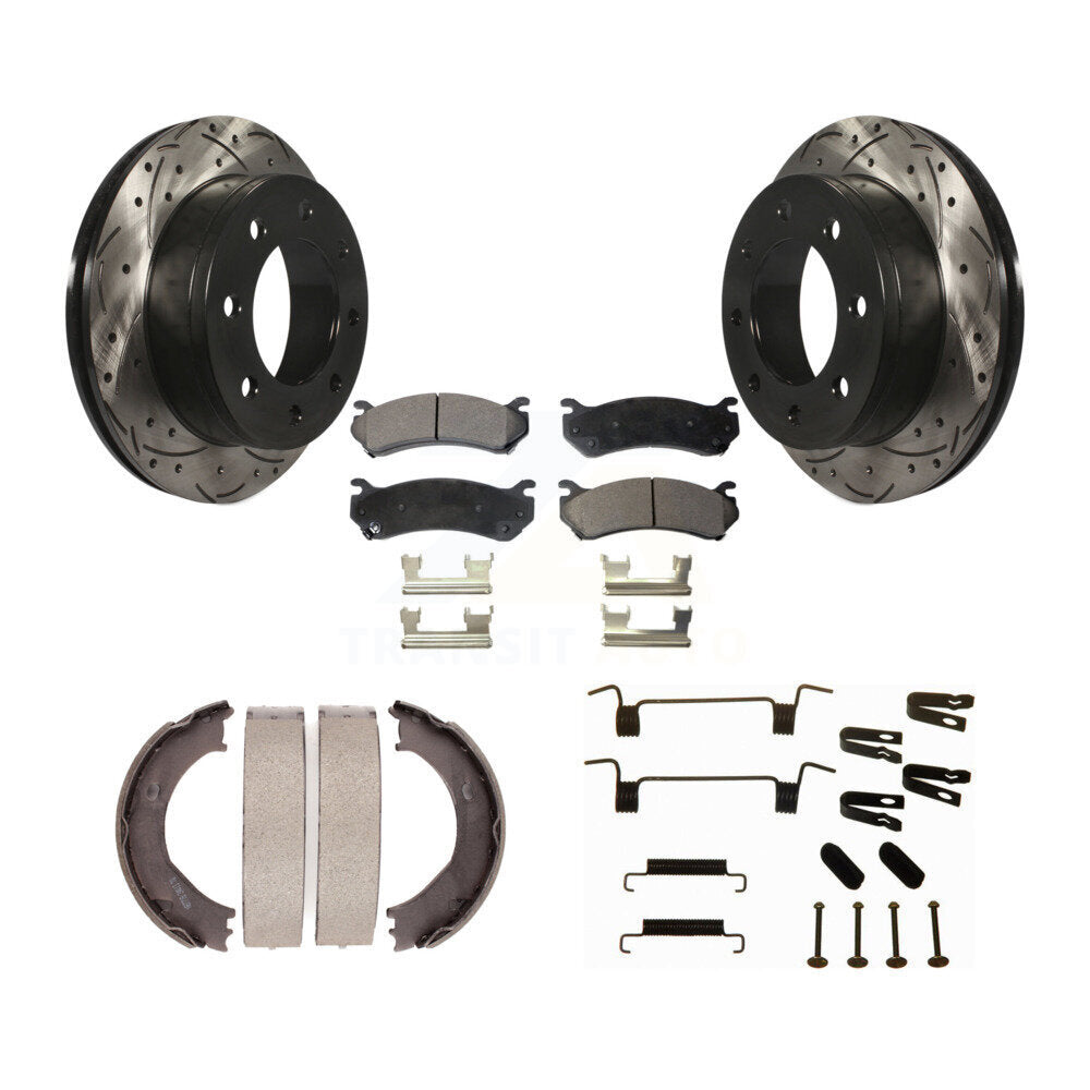Transit Auto KDF-101647 Disc Brake Kit for 1999-2009 Chevrolet Silverado 1500 HD Classic, Chevrolet Suburban 2500 and More - Rear