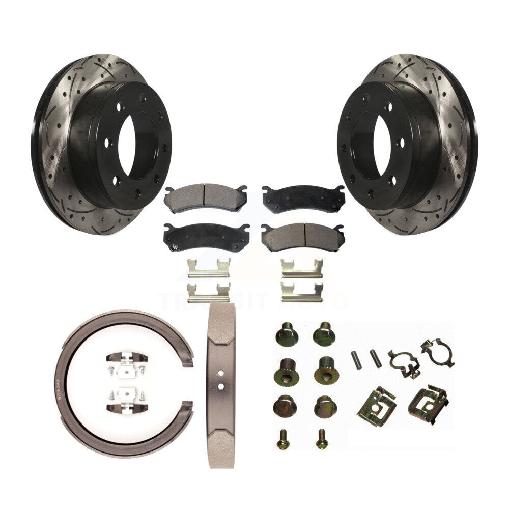 Transit Auto KDF-101651 Disc Brake Kit for 2003-2006 Chevrolet Silverado 1500 HD, GMC Sierra 1500 HD, GMC Sierra 2500 - Rear