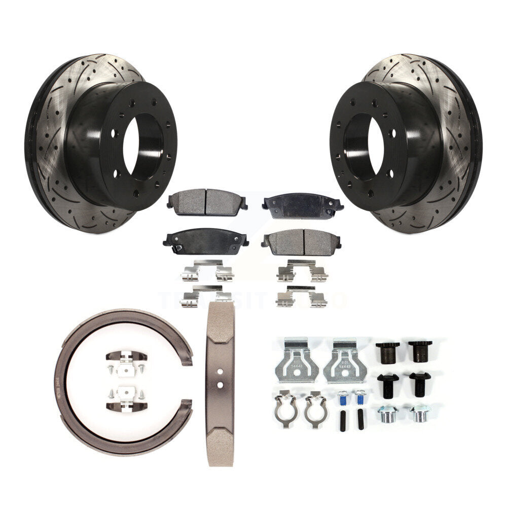 Transit Auto KDF-101655 Disc Brake Kit for 2011 Chevrolet Silverado 1500 - Rear