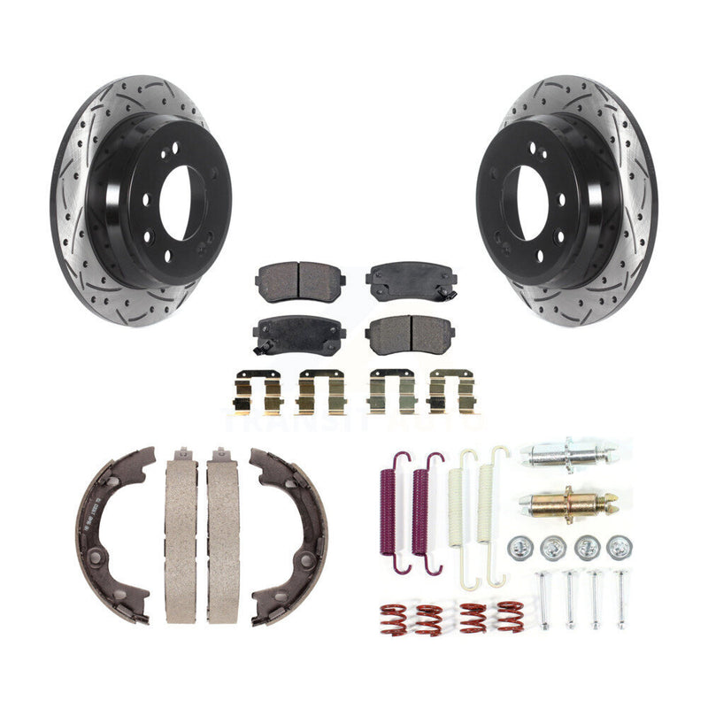 Transit Auto KDF-101658 Disc Brake Kit for 2009-2011 Hyundai Elantra - Rear