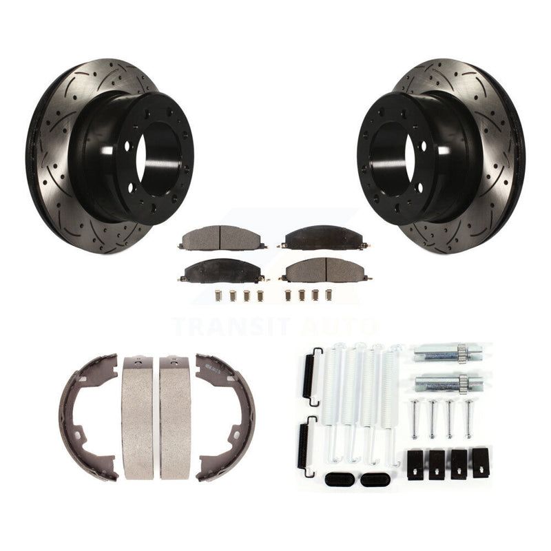 Transit Auto KDF-101660 Disc Brake Kit for 2012 Ram 1500 - Rear