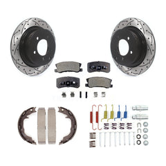 Transit Auto KDF-101668 Disc Brake Kit for 2008-2014 Mitsubishi Lancer, Mitsubishi Outlander and More - Rear
