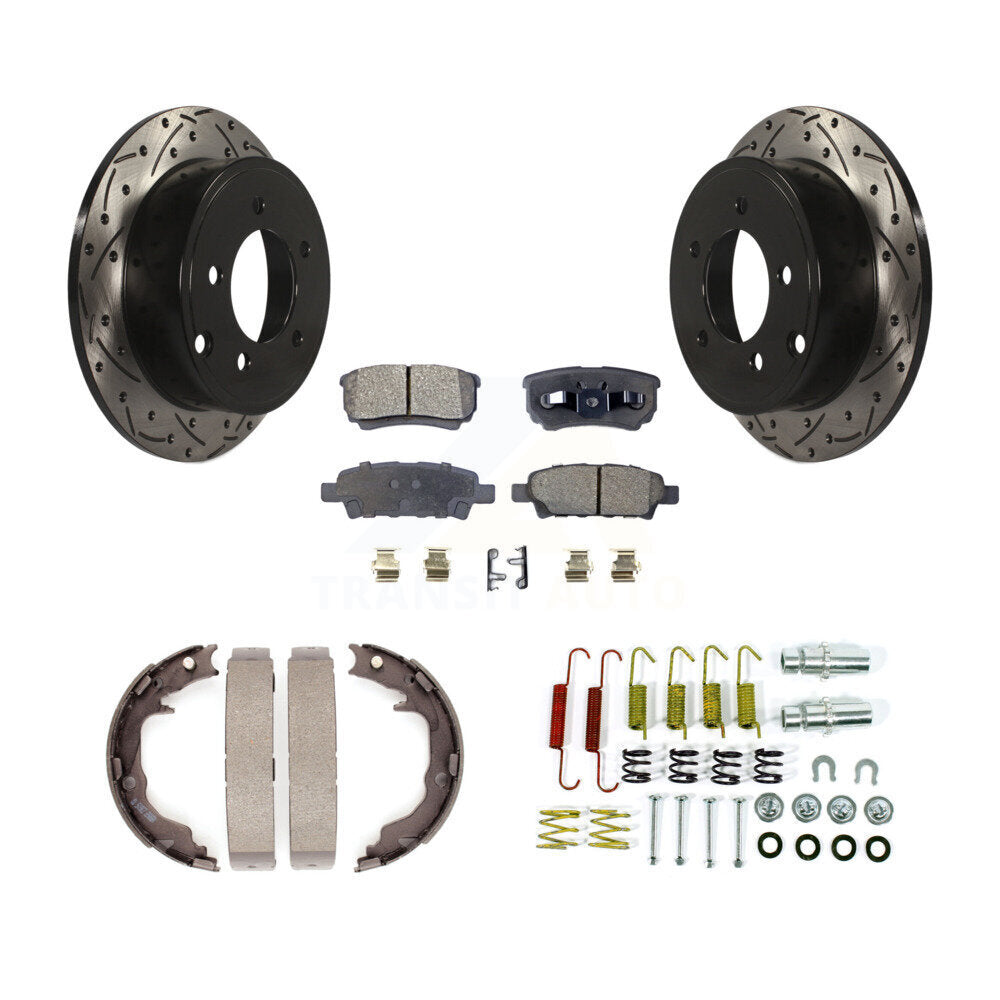 Transit Auto KDF-101669 Disc Brake Kit for 2007-2017 Jeep Compass, Jeep Patriot and More - Rear