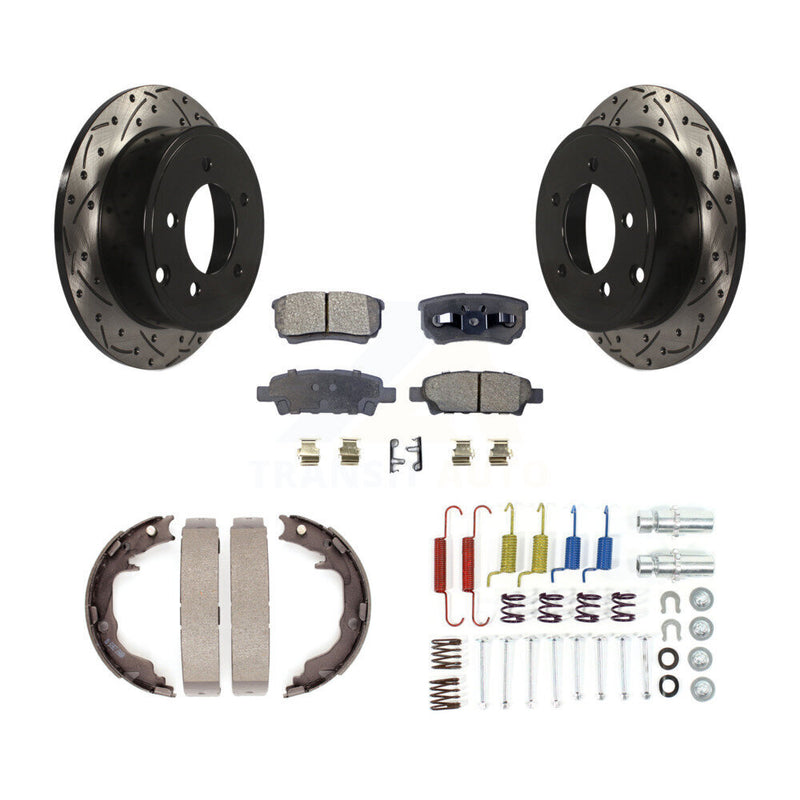 Transit Auto KDF-101672 Disc Brake Kit for 2008-2014 Mitsubishi Lancer - Rear