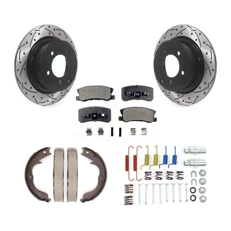 Transit Auto KDF-101674 Disc Brake Kit for 2008 Mitsubishi Outlander - Rear