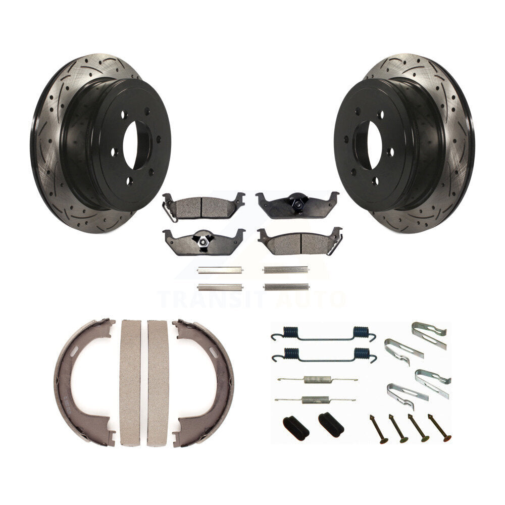 Transit Auto KDF-101675 Disc Brake Kit for 2004-2008 Lincoln Mark LT, Ford F-150 - Rear