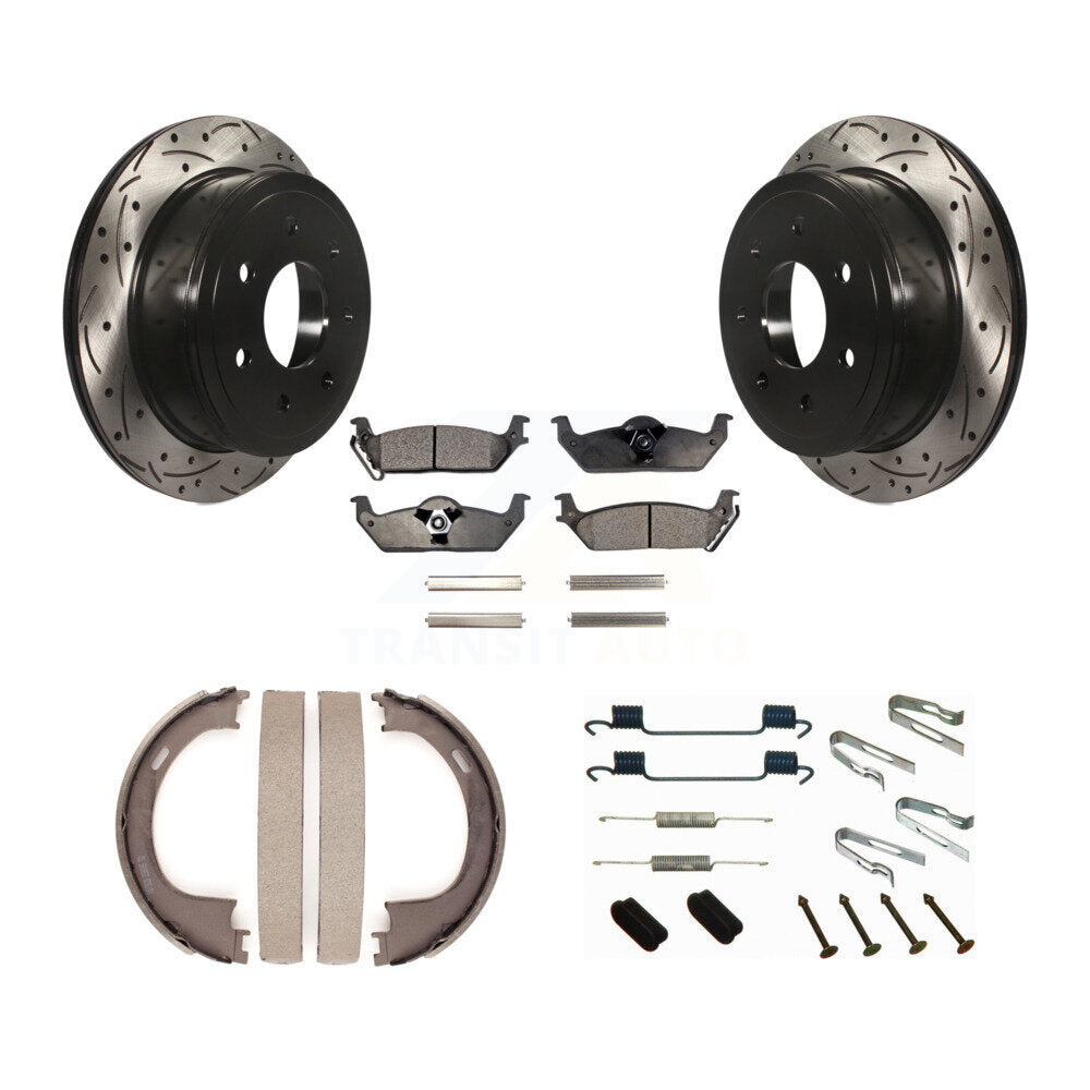Transit Auto KDF-101676 Disc Brake Kit for 2004-2008 Lincoln Mark LT, Ford F-150 - Rear