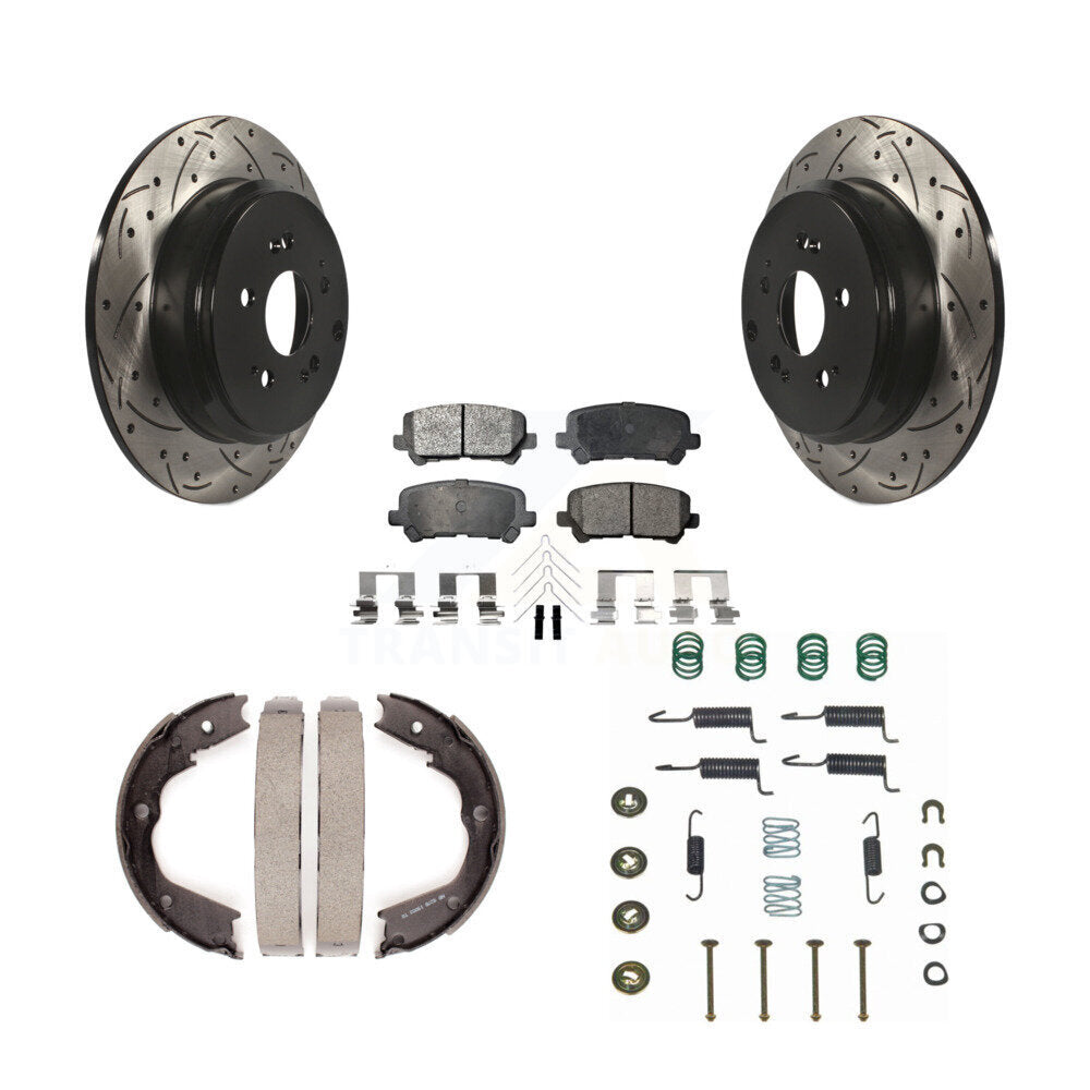 Transit Auto KDF-101677 Disc Brake Kit for 2007-2015 Acura ZDX, Honda Pilot, Acura MDX - Rear