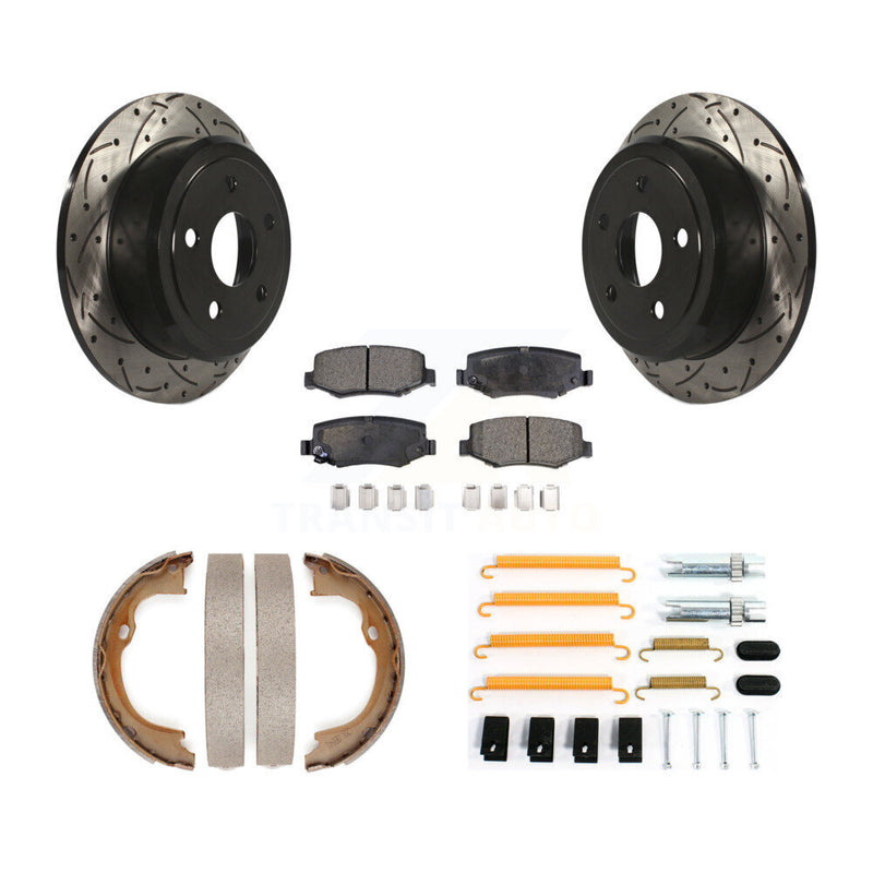 Transit Auto KDF-101681 Disc Brake Kit for 2007-2018 Jeep Wrangler JK, Jeep Wrangler - Rear