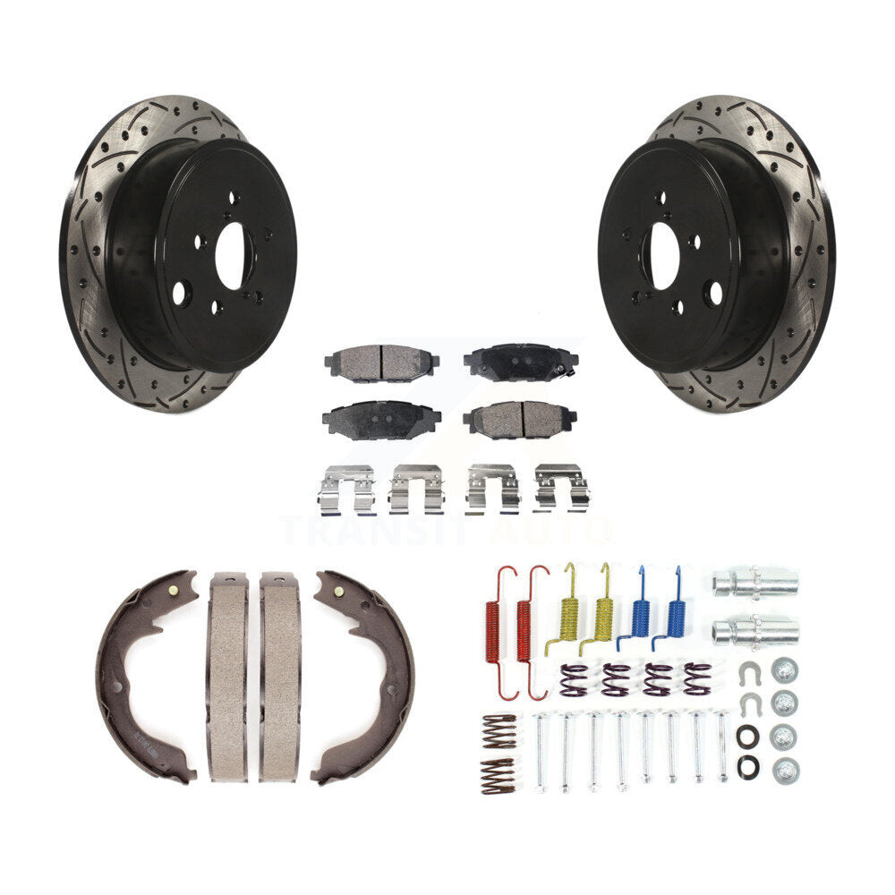 Transit Auto KDF-101682 Disc Brake Kit for 2008-2014 Subaru Impreza, Subaru Forester - Rear